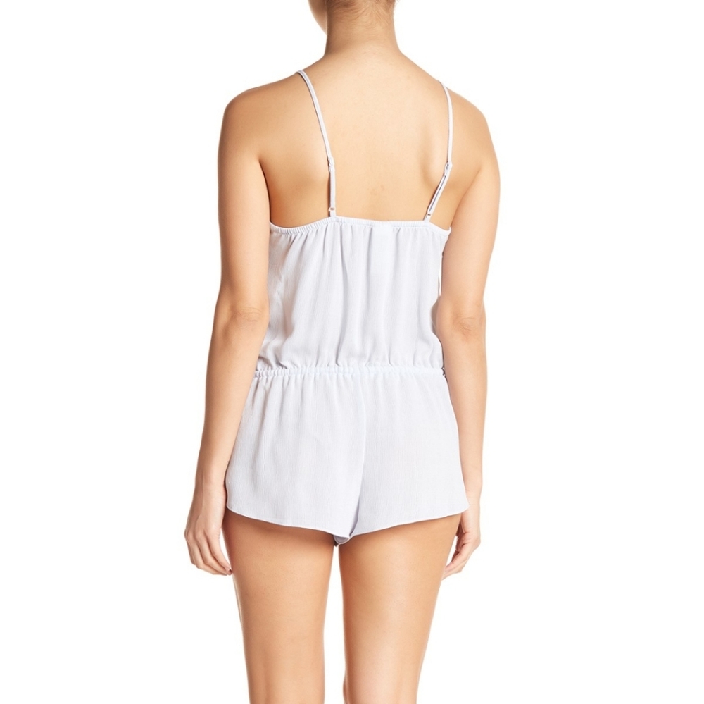 NWT: Windflower Lace Panel Dove Romper from In Bloom by Jonquil - Picture 2 of 2